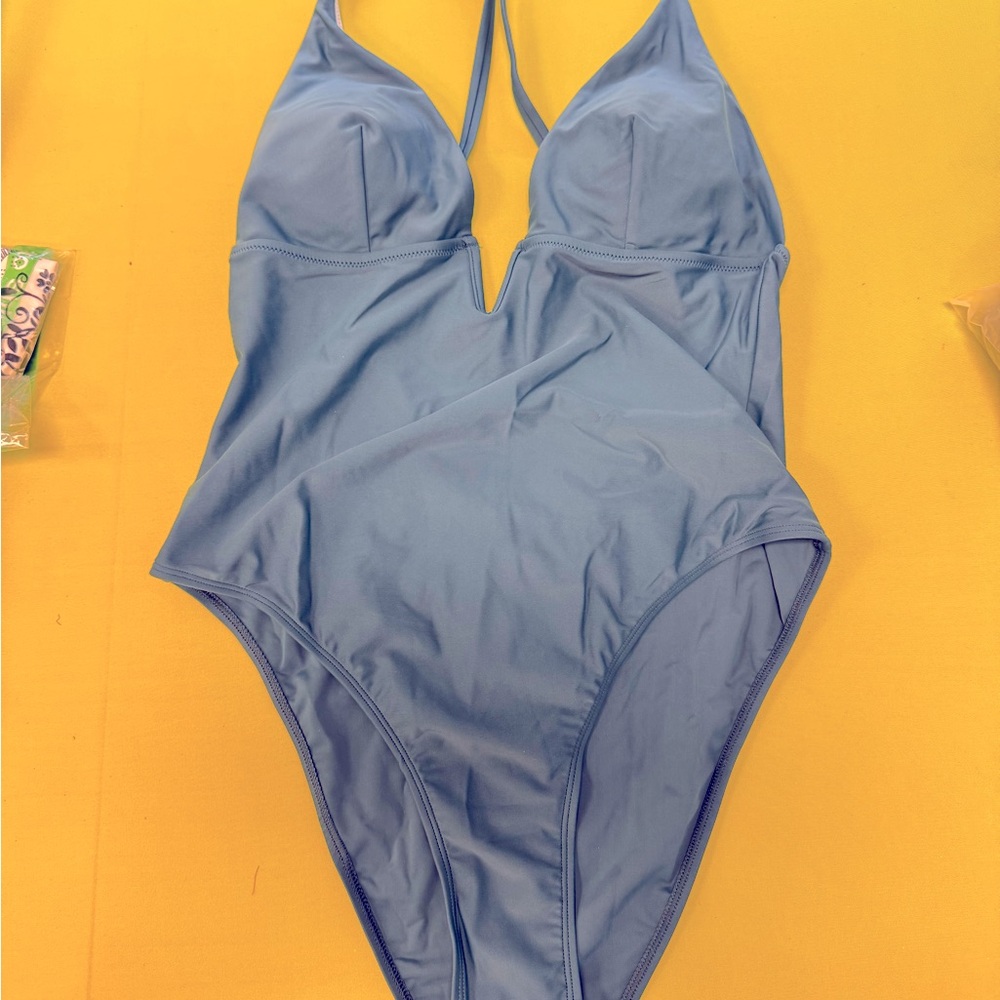 Cupshe Teal One Piece Swimsuit